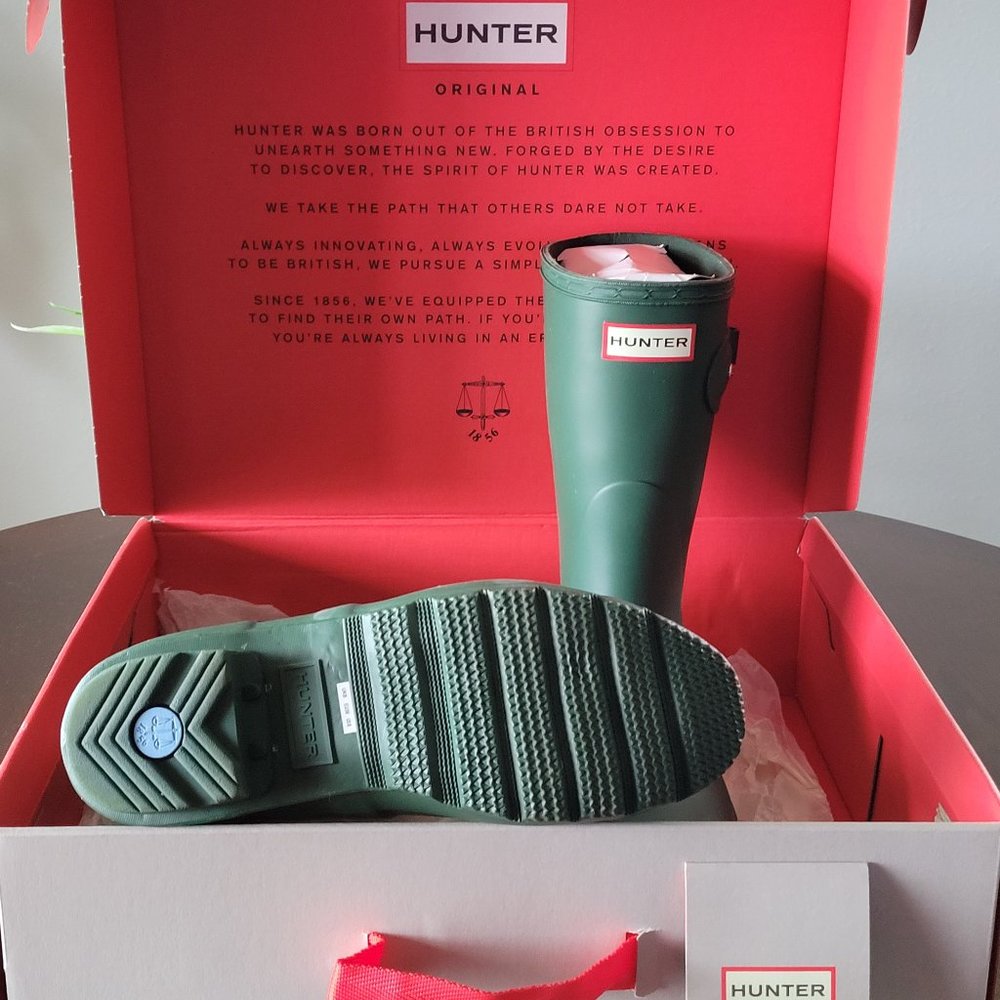Hunter Original Green Rain Boots